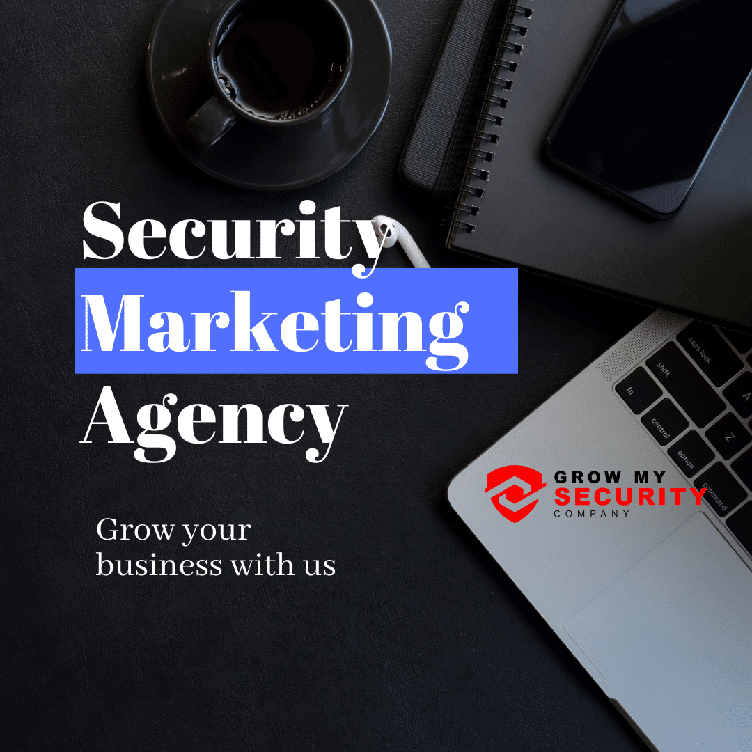 Diagram illustrating security marketing strategies for cybersecurity agencies.
