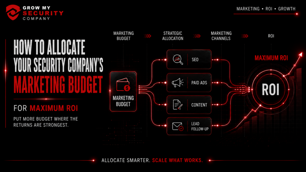 How to Allocate Your Security Company’s Marketing Budget for Maximum ROI